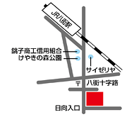 成田予備校 八街校地図